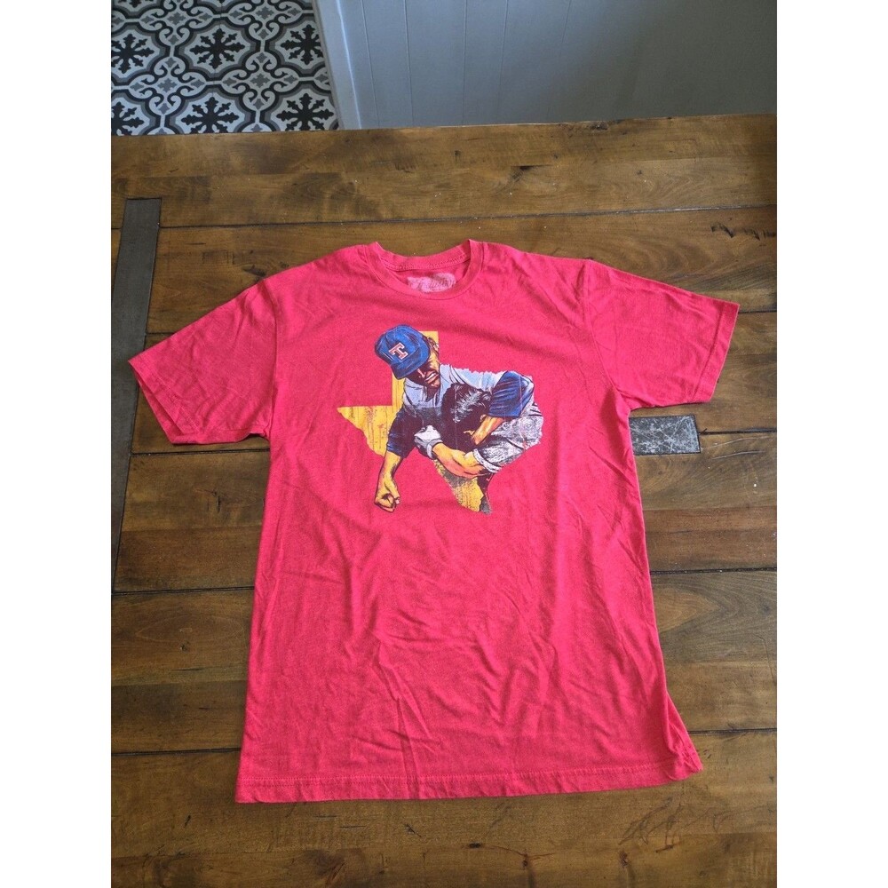 Jon Smith Nolan Ryan T Shirt Mens M Dont Mess With The Bull Industry Print